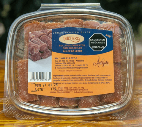 Rollitos de bocadillos